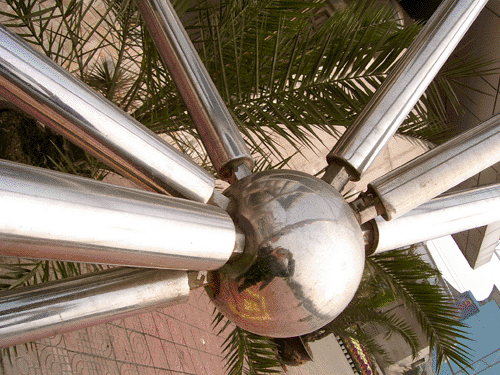 沙坪坝不锈钢螺栓球网架